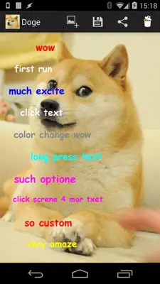 Doge android App screenshot 4